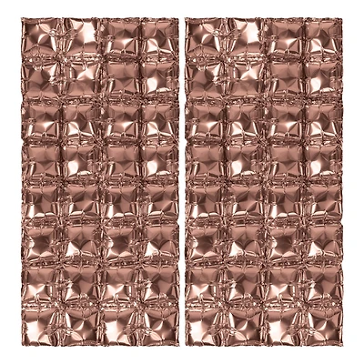 Beistle RoseGold Foil Balloon Backdrops
