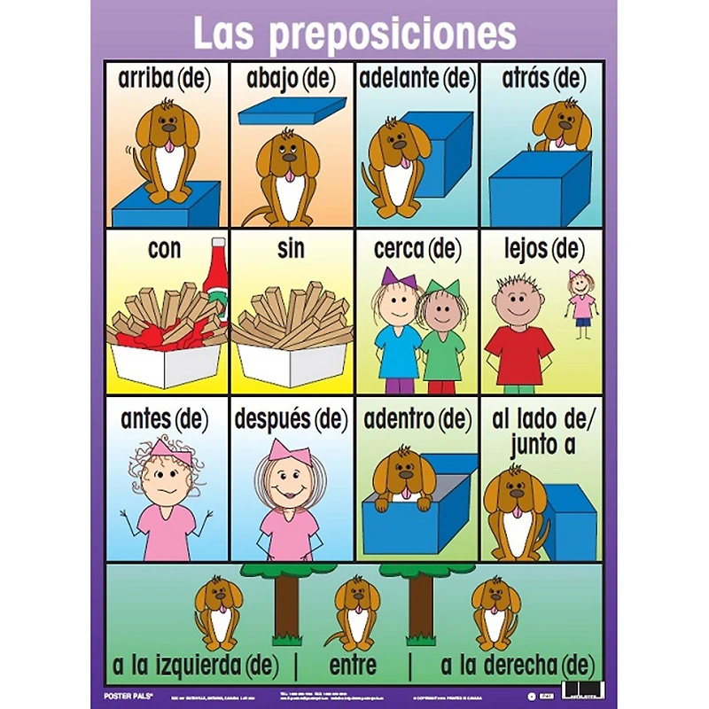 Poster Pals® Spanish Essential Classroom Posters, 7ct.