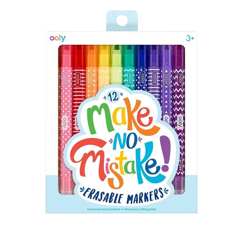 OOLY Make No Mistake! Erasable Markers Set
