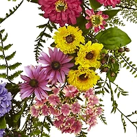 22" Mixed Flower Wreath