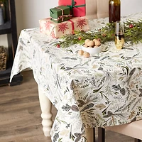 Sparkle Sprigs Printed Tablecloth, 52" x 52"
