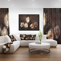 Designart - Wild Roses in Old Painting Style