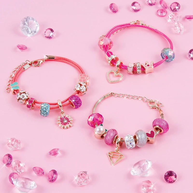 Make It Real™ Think Pink Halo Charms Bracelets Kit