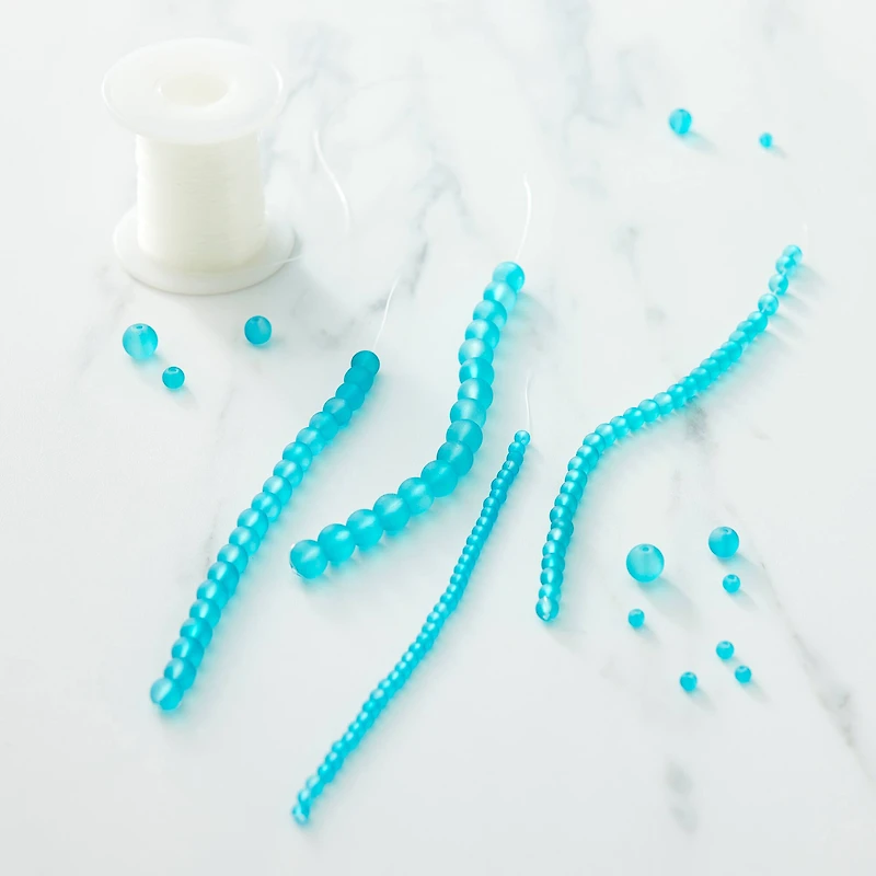 Matte Glass Round Beads by Bead Landing