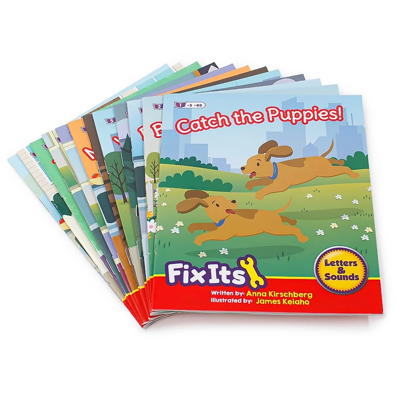 Junior Learning® Decodable Readers Fix Its Suffixes Fiction Phase 6 Set