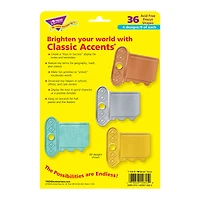 Trend Enterprises® I Heart Metal Keys Classic Accents® Variety Pack, 3 Packs of 36