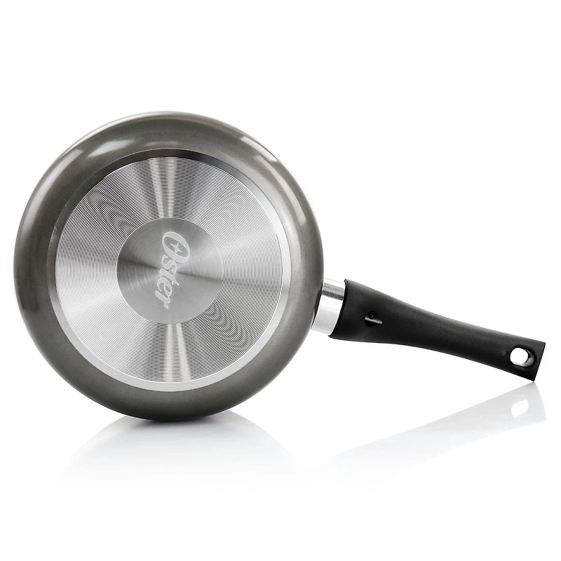 Oster 2.5qt. Merrion Metallic Gray Nonstick Aluminum Saucepan with Lid