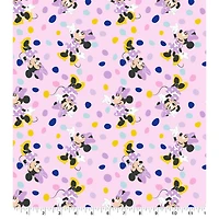 Disney® Minnie Mouse Pink & Purple Sweet Polka Dot Cotton Fabric