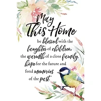 Woodland Grace Series May This Home Wood Plaque With Easel