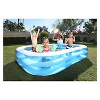 Bestway® 8.5ft. Blue Rectangular Family Pool