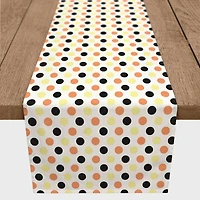 90" Retro Polka Dots Poly Twill Table Runner