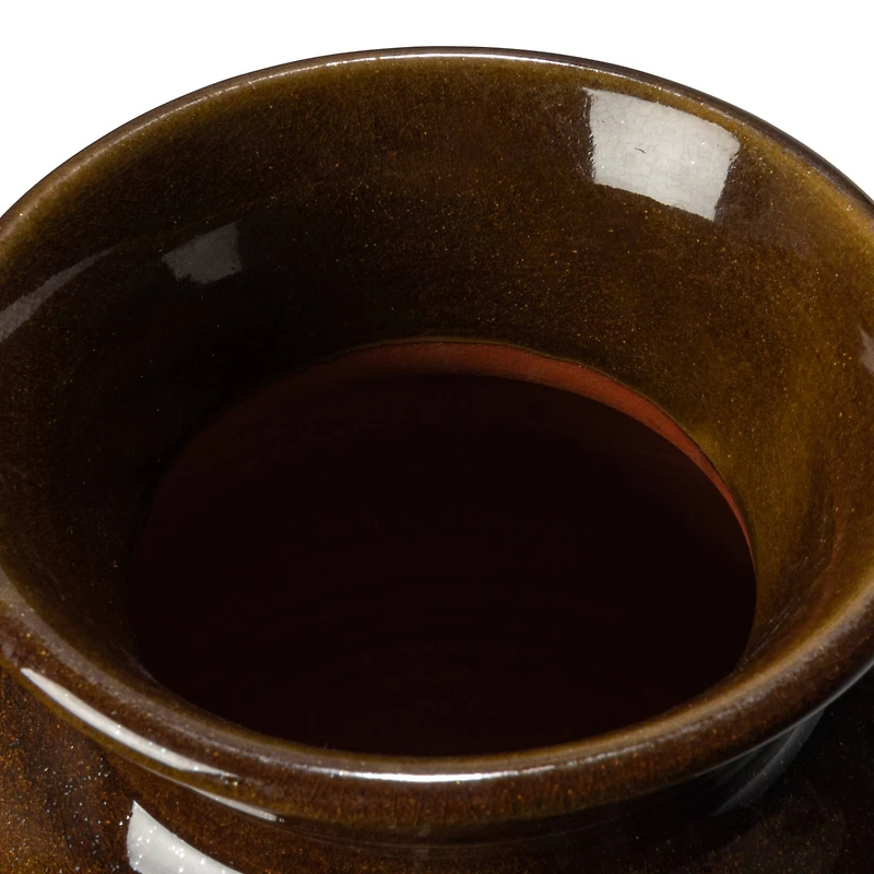 Hello Honey® 10.25" Brown Terra Cotta Vase with Hobnails