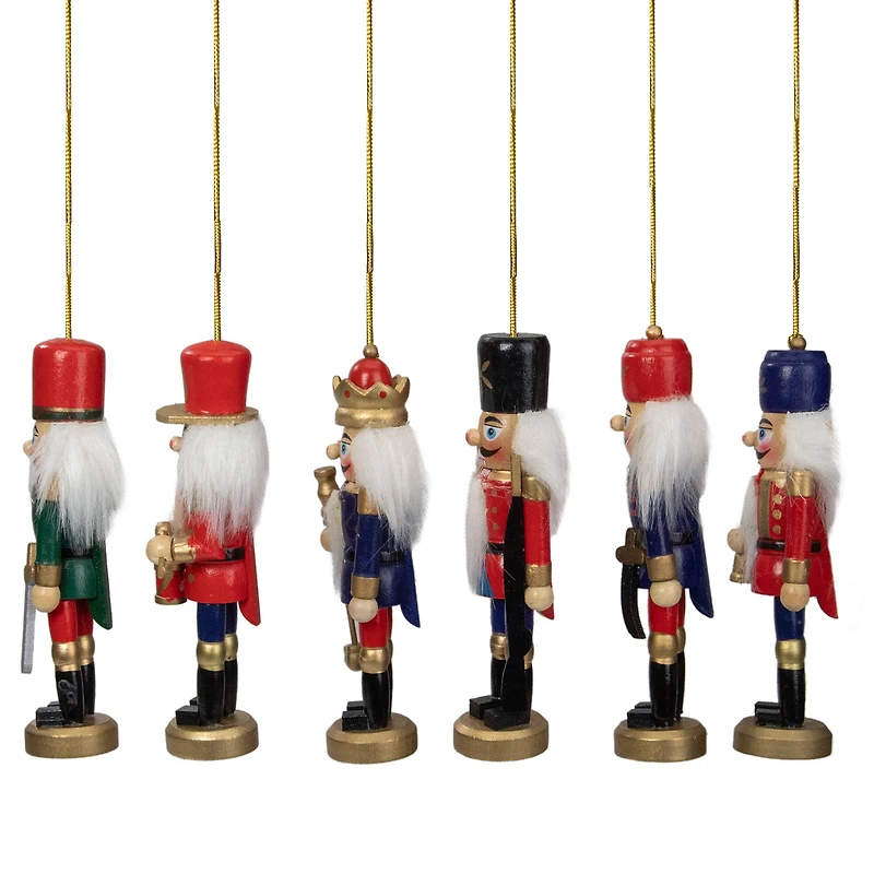 6ct. Classic Nutcracker Ornaments
