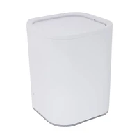 Bath Bliss White Acrylic 8L Waste Bin