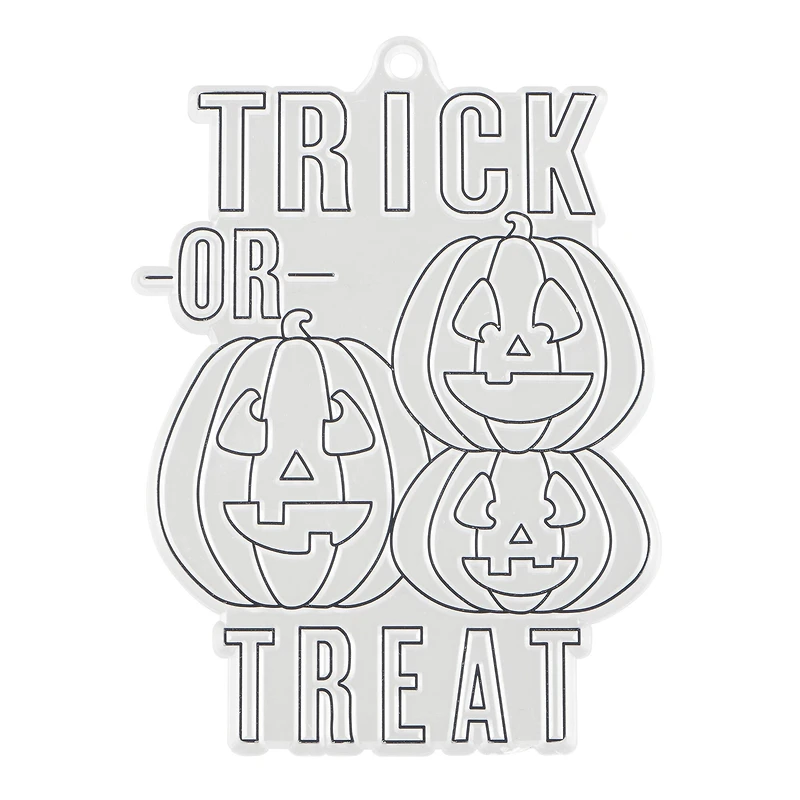 Trick-or-Treat Glow-in-the-Dark Suncatcher Craft Kit by Creatology™