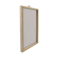 11" x 17" White Plaque with Unfinished Frame by Make Market®
