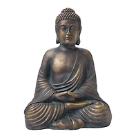 Glitzhome® 19" Meditating Buddha Statue