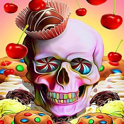 Sparkly Selections Candy Skull Diamond Painting Kit