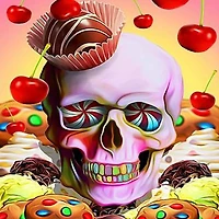 Sparkly Selections Candy Skull Diamond Painting Kit