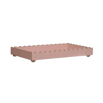 15" Blush Pink Decorative Tabletop Tray by Ashland®