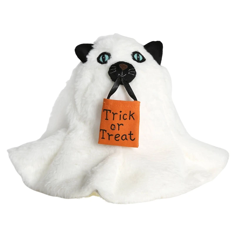 9" Ghost Black Cat Pillow by Ashland®