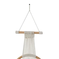 Black Fabric Bohemian Wall Decor, 13" x 1" x 67"