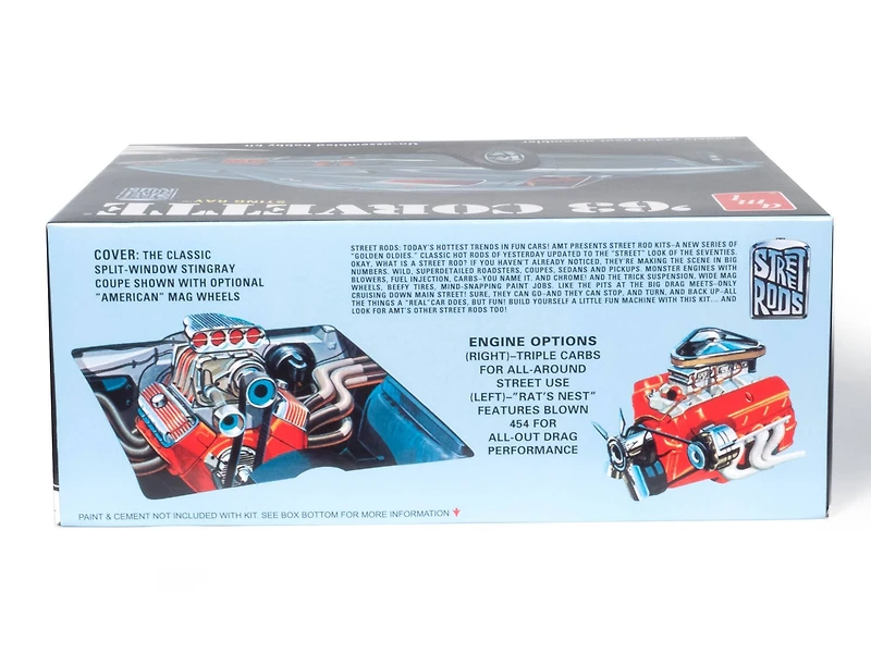 AMT® 1963 Chevy Corvette® Sting Ray™ 1:25 Scale Model Kit