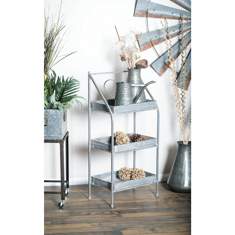 3.2ft. Metal Farmhouse Plantstand