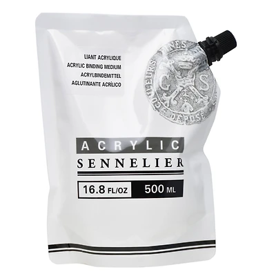 Sennelier Artists' Gel Binder Acrylic Medium, 500mL
