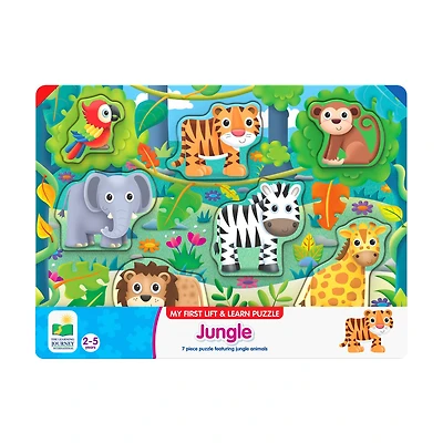 My First Lift & Learn Puzzle - Jungle: 7 Pcs