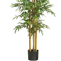 6ft. Potted Bamboo Silk Tree