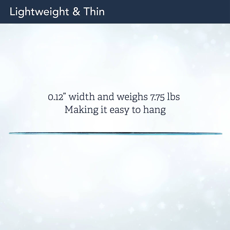 Head West Charcoal  Tile Framed Oval Wall Vanity Mirror - 23" x 29"