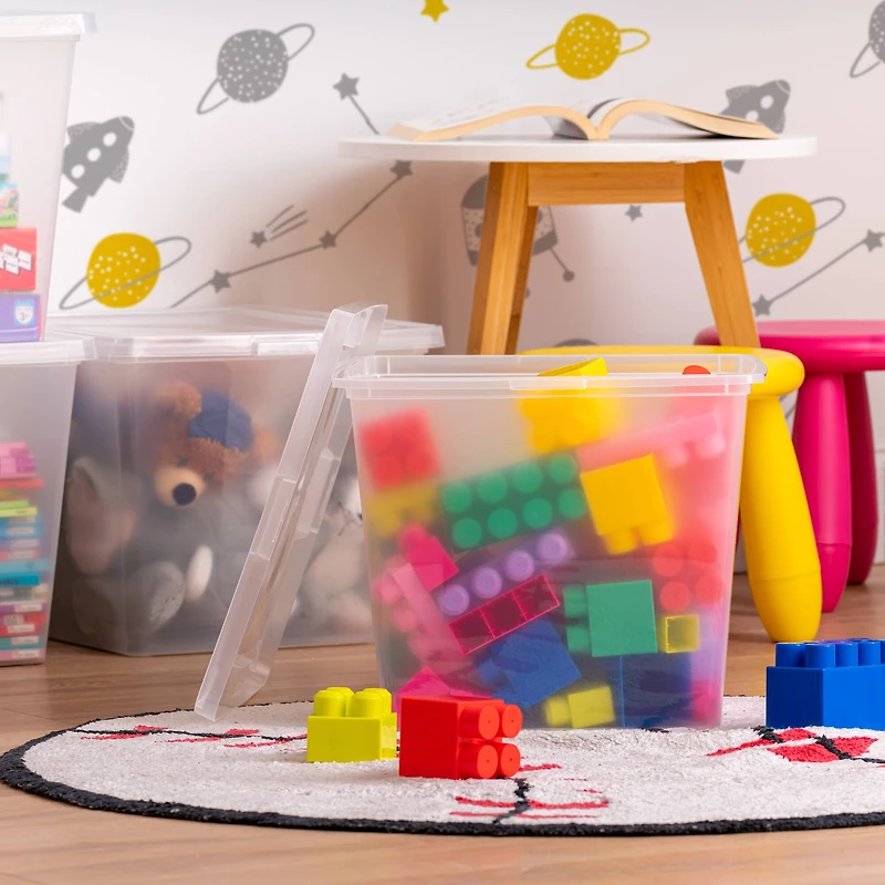 IRIS® 36qt. Snap Top Plastic Storage Boxes, 6ct.