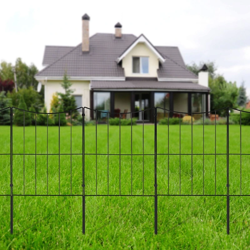 NEX™ 24" Black Lower Arc Garden Fence, 10ct.