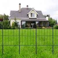 NEX™ 24" Black Lower Arc Garden Fence, 10ct.