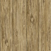 RoomMates Mushroom Wood Peel & Stick Wallpaper