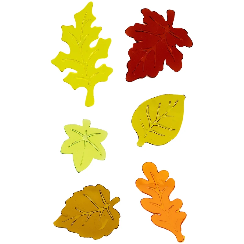 Double Sided Fall Harvest Gel Window Cling Set