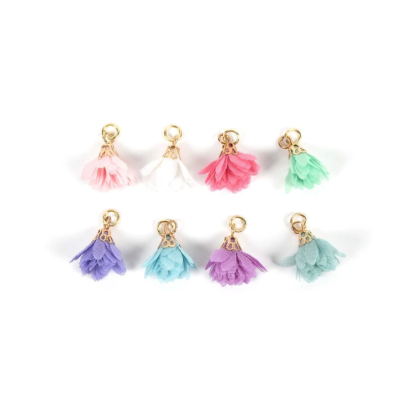 Mixed Petal Tassel Charm Set by Bead Landing™