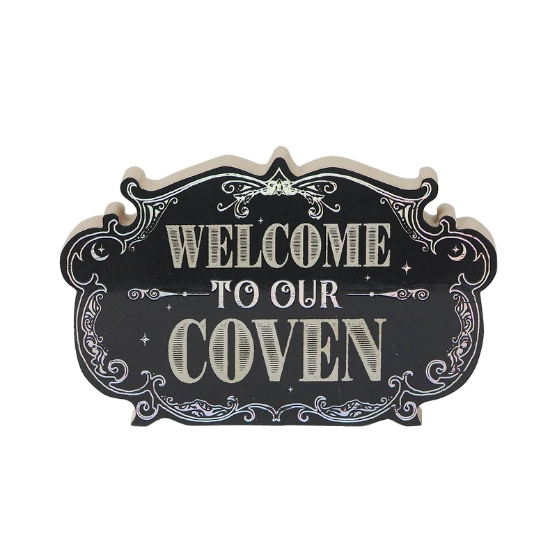 Assorted 8" Witch Tabletop Sign by Ashland®, 1pc.