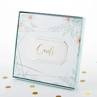 Kate Aspen® Geometric Floral Card Box