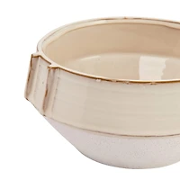 Hello Honey® 9" Ivory Reactive Glaze Stoneware Planter