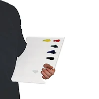 New Wave® White Pad™ Hand Held Paper Palette, 11"x16"