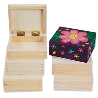 S&S® Worldwide Small Hinged Box, 6ct.