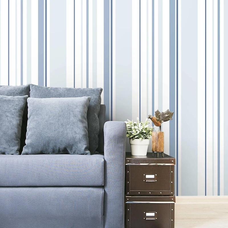 RoomMates Stripes Peel & Stick Wallpaper