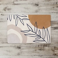 Mid Mod Arch Leaves Floor Mat
