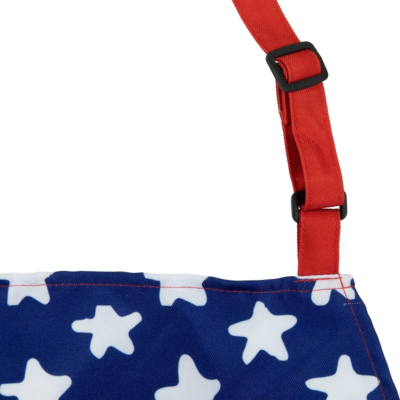 31.5" Adjustable Stars & Stripes Americana Cooking Apron