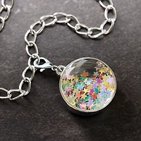 Rhodium Circle Shaker Charm by Bead Landing™