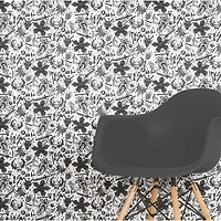 RoomMates Stranger Things Hellfire Club Black Peel & Stick Wallpaper