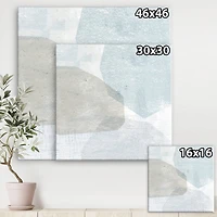 Designart - Grey and White Collage I