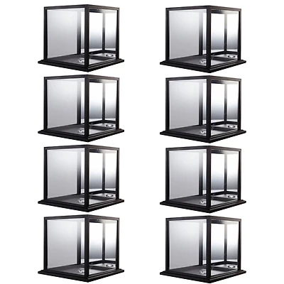 8 Pack: Black Basketball Display Case with Mirror Back by Studio Décor®